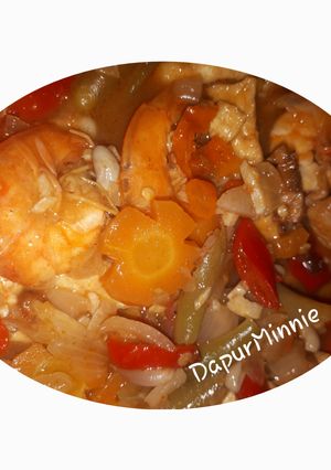Foto resep 5. Udang saos asam manis