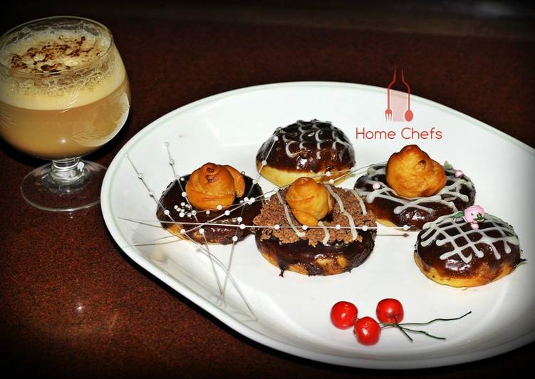 Recipe of Quick Bavarian Cream filled Donuts