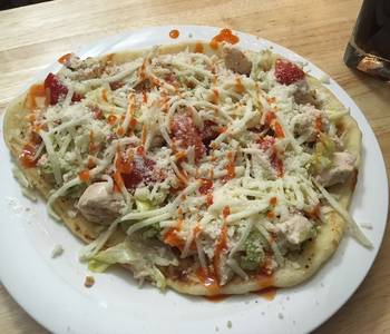Easy Making Recipe Grilled Chicken Bacon Ranch salad pizza Delicious Nutritious
