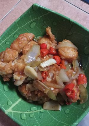 Foto resep Ayam fillet lada hitam😁