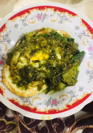 Foto resep Telur mata sapi cabe hijau