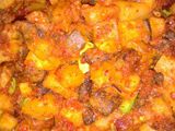 Sambel goreng kentang ati ampela pete