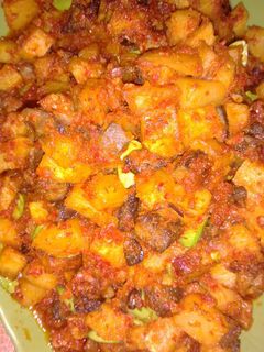 Foto resep Sambel goreng kentang ati ampela pete
