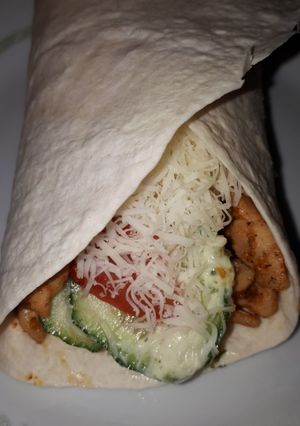 Tortilla tekercs recept fotója