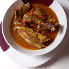 A picture of Chicken pepper soup.