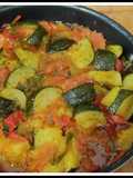 Cazuela de calabacín, pimientos y tomates del huerto 🌶️🌶️🍅🥒