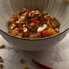 A picture of Singapore Noodles.