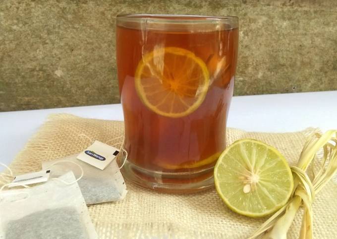 Resep Teh Serai Jeruk Nipis (SePi) Anti Gagal