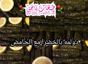 صورة لوصفة دولمه بالخضرا مع الحامض