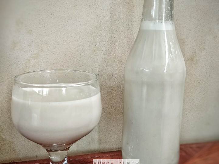  Cara praktis membuat Almond Milk No Sugar (DIET) dijamin spesial