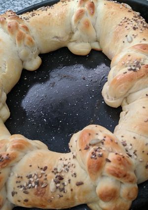 Una foto de Pan relleno (en rosca)
