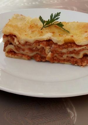 Lasagne házi tésztával recept fotója