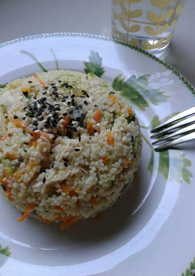 Una foto de Ensalada de Cuscús Caliente