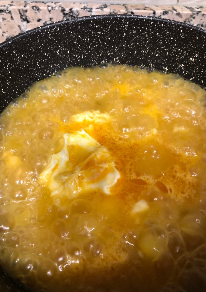 Una foto de Patatas con bacalao y arroz