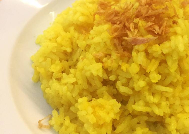 Cara Membuat Nasi Kuning Rice Cooker💛 Anti Gagal