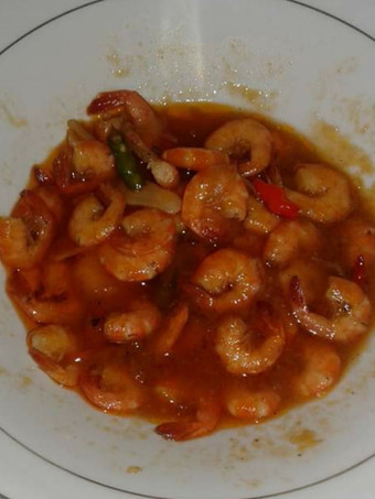 Resep Udang pedas asam manis Kekinian