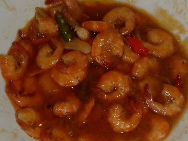 Resep Udang pedas asam manis Kekinian