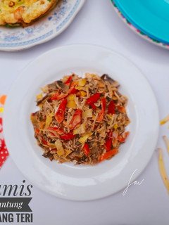 Foto resep Tumis Jantung Pisang Teri + Tips
