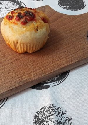 O poză a rețetei Pizza muffin.
