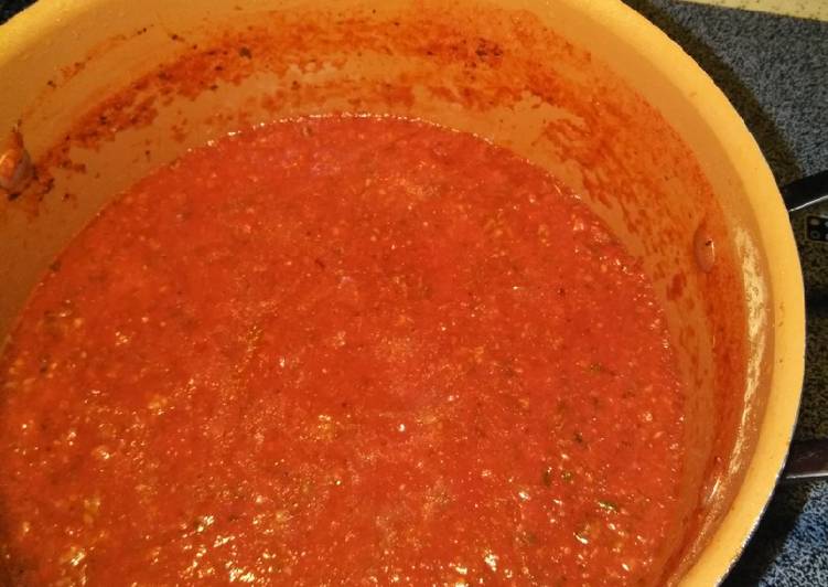 How to Prepare Homemade 🍝 spaghetti sauce