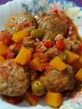 Albóndigas con calabaza