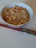 Chow fan de vegetales al wok (bien chino)