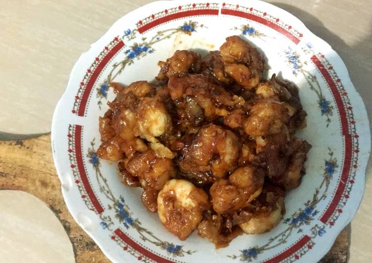 Langkah Membuat Udang Crispy saos Blackpaper 🍤 Anti Gagal