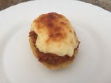 Patatas rellenas de boloñesa de soja