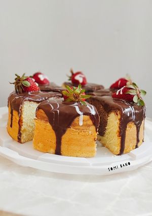 عکسی از دستور کیک کاسترد