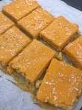 Barrinhas de mamão/ Papaya bars