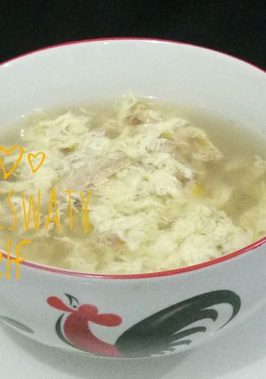 Foto resep Sup ayam kocok telur