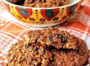 Una foto de Galletitas de avena, naranja y miel ¡Súper express y sin harina!