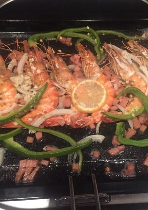 Una foto de Langostinos al Horno