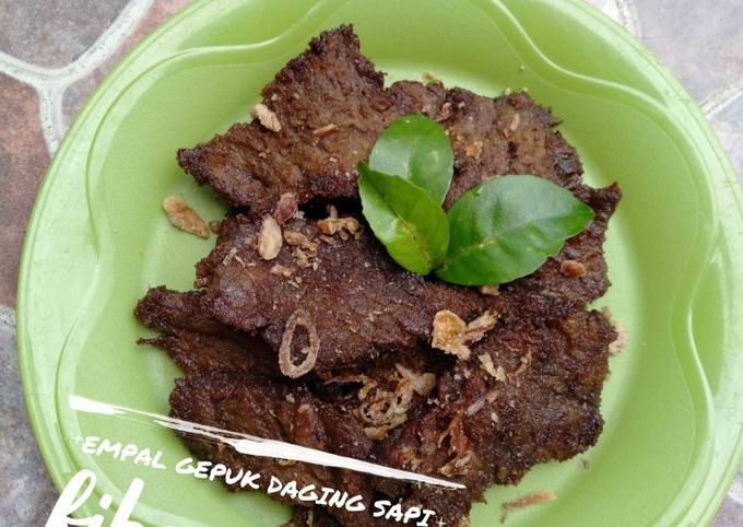 Resep Empal Gepuk Daging Sapi Fibercreme Oleh Yuyun Cookpad