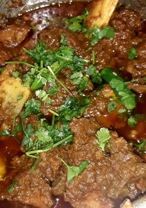 A picture of Beef karahi.