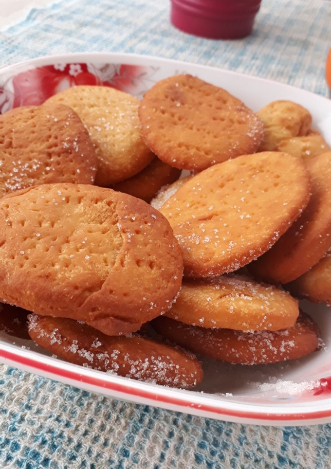 Una foto de Tortas fritas sin grasa!