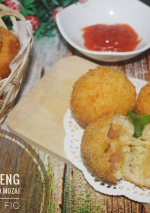 Foto resep Roti goreng (isi tuna mayo sosis moza)