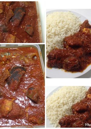 A picture of Tomatoes stew.