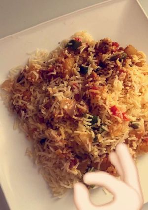 صورة لوصفة رُز بالدجاج