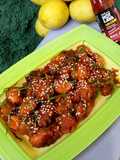 435. Ayam Tepung Saus Hot Lava