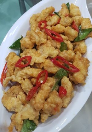 Foto resep Salted Egg Chicken (dgn bumbu telur asin Royco)
