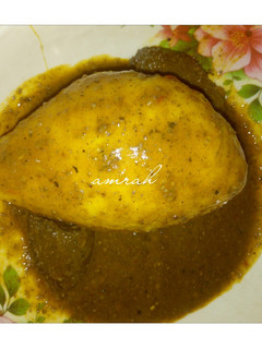 A picture of Tuwon semo da miyan busasshen kubewa.
