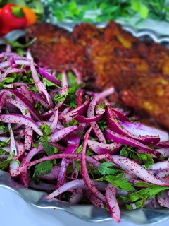 عکسی از دستور سالاد کباب گرجستان