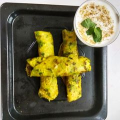 A picture of Whole Wheat cheela.