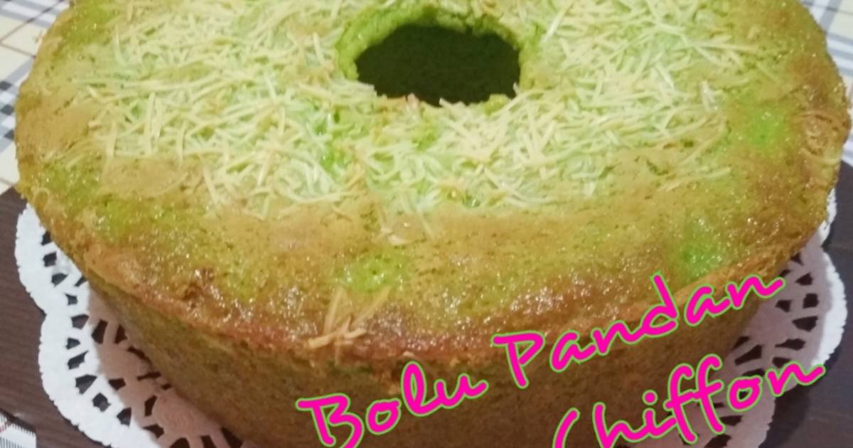 1 353 resep bolu sifon pandan  enak dan sederhana ala 