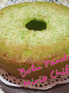 Foto resep Bolu Pandan Mirip Chiffon