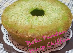 Foto resep Bolu Pandan Mirip Chiffon