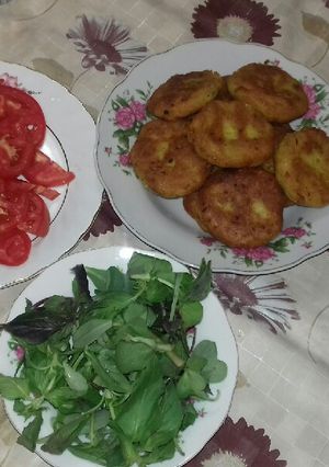 عکسی از دستور کوکو سیب زمینی 😋😍
