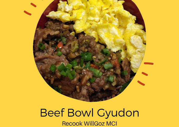 Resep 32. Beef Bowl – Gyudon Mudah & Enak yang Bikin Ngiler