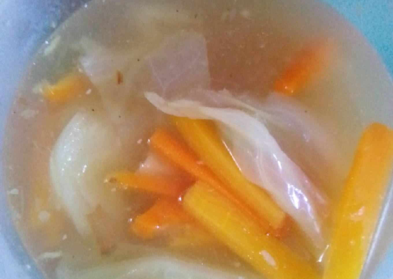 Sup sayur sederhana